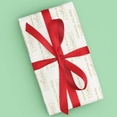 Kerstfeestdag prettig kerstfeest modern script inpakpapier vel
