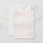 Kerstfeestdag Prettige feestdagen jaargezin Notitiekaartje (Achterkant)