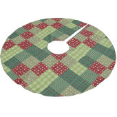 kerstfeestdag - Quilt Pattern Tree Skirt Kerstboom Rok (Gekanteld)