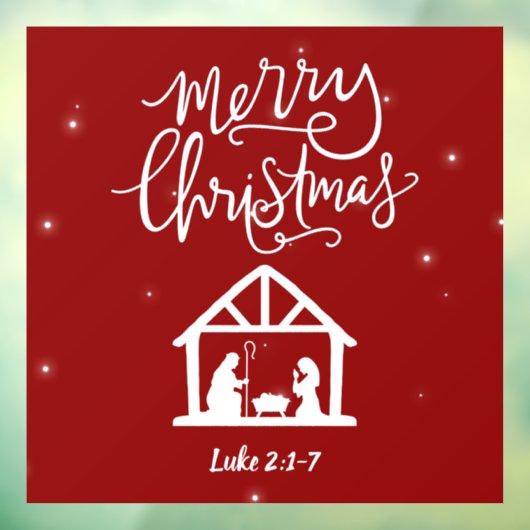 kerstfeestdag raamsticker (Vel 3)