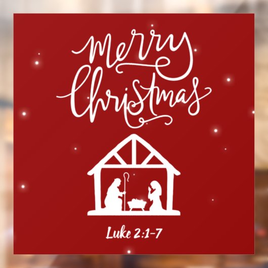 kerstfeestdag raamsticker (Vel 2)