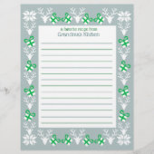 Kerstfeestdag — Recippapier (Voorkant)