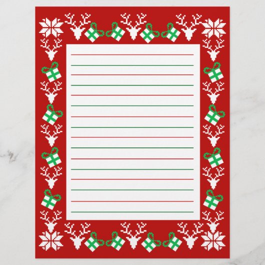 Kerstfeestdag — Recippapier (Achterkant)