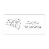 kerstfeestdag — Retouradres Zelfinktende Stempel (Design)