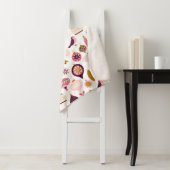 Kerstfeestdag  Retro Decorations Bauble Sherpa Deken (In situ)