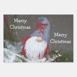 kerstfeestdag rode grijze kalk inpakpapier vel