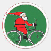 Kerstfeestdag Ronde Sticker (Voorkant)