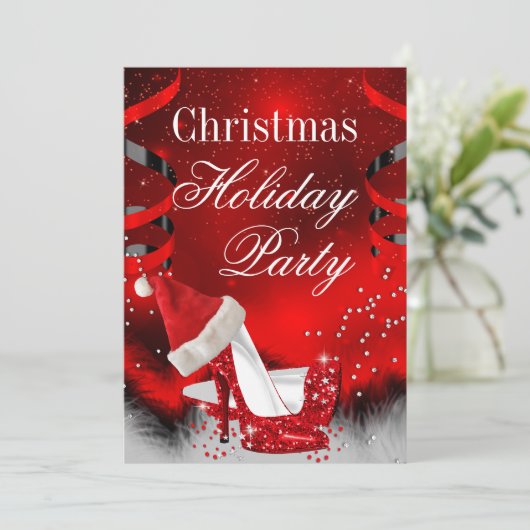 Kerstfeestdag Rood-hoge kerstkerstkerstkerstkerstk Kaart (Staand voorkant)