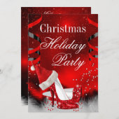 Kerstfeestdag Rood-hoge kerstkerstkerstkerstkerstk Kaart (Voorkant / Achterkant)