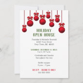 Kerstfeestdag Rood huis Kaart (Voorkant)