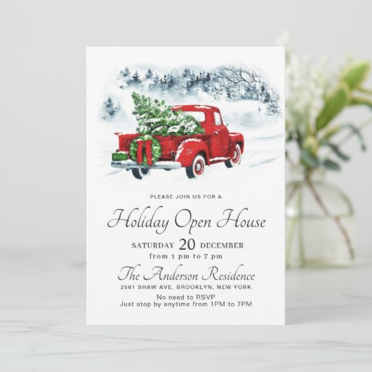  kerstfeestdag rood kaart (Staand voorkant)