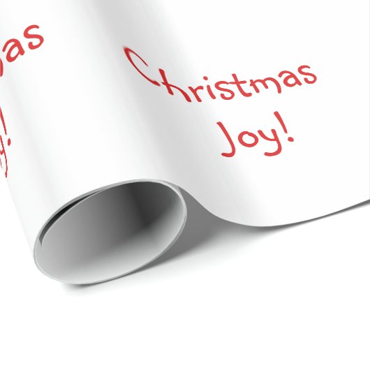 Kerstfeestdag rood lettertype cadeaupapier (Rol Hoek)