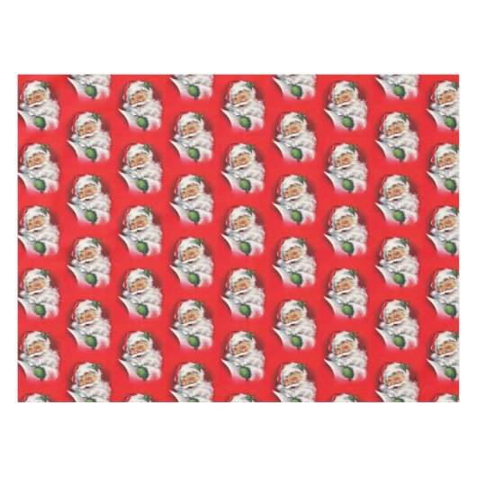  kerstfeestdag rood tafelkleed (Voorkant (Horizontaal))