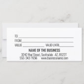 Kerstfeestdag Roze Bouquet Waterverf (Achterkant)