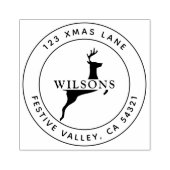 kerstfeestdag rubberstempel (Afrduk)