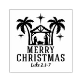 kerstfeestdag rubberstempel (Afrduk)