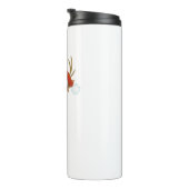 Kerstfeestdag Rudolph Reindeer Thermal Tumbler Thermosbeker (Geroteerd rechts)