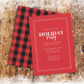 Kerstfeestdag Rustic Buffalo Pset Kaart