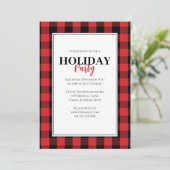 Kerstfeestdag Rustic Buffalo Pset Kaart (Staand voorkant)