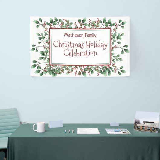 Kerstfeestdag - Seizoenfeest Spandoek (Beurs)