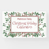 Kerstfeestdag - Seizoenfeest Spandoek (Horizontaal)