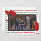 Kerstfeestdag Selfie-kerstkaart Feestdagenkaart (Voorkant / Achterkant)