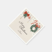 kerstfeestdag servet (Hoek)