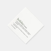 Kerstfeestdag Servet (Hoek)