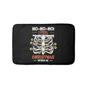 Kerstfeestdag Skeletribbenkooradiologie Badmat