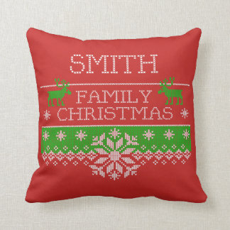 Kerstfeestdag Smith Family Kussen