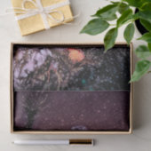 Kerstfeestdag sneeuw Glitter Rustic Gnome Tissuepapier (Geschenk)