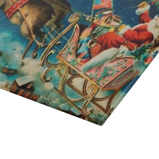  kerstfeestdag snijplank (Hoek)