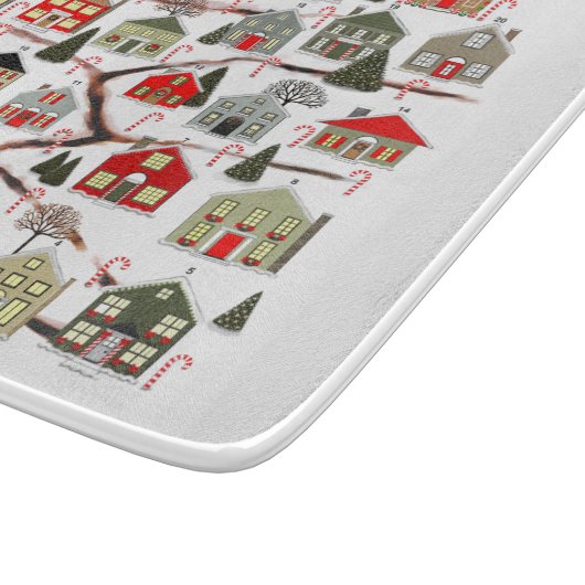 kerstfeestdag snijplank (Hoek)