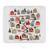 kerstfeestdag snijplank (Voorkant)