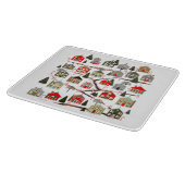 kerstfeestdag snijplank (Hoek)