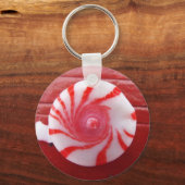 kerstfeestdag snoep pepermunt sleutelhanger (Voorkant)