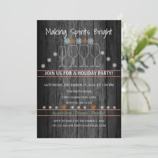 Kerstfeestdag: Snowflake Kaart (Staand voorkant)