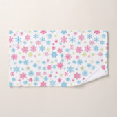 Kerstfeestdag Snowflake Patroon Bad Handdoek (Handdoek)