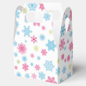 Kerstfeestdag Snowflake Patroon Bedankdoosjes (Geopend)