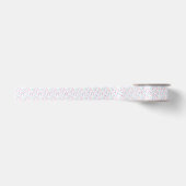 Kerstfeestdag Snowflake Patroon Satijnen Lint (Voorkant)