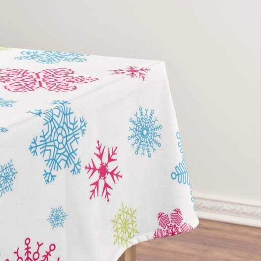 Kerstfeestdag Snowflake Patroon Tafelkleed (Voorbeeld)