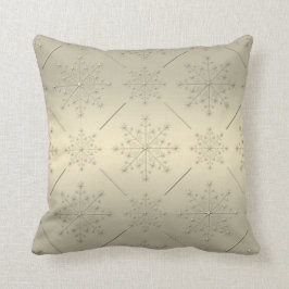 Kerstfeestdag - Snowflake Pattern1 Kussen