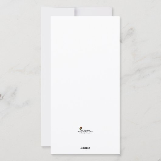 kerstfeestdag - Snowman - boomfotokaart Feestdagenkaart (Achterkant)