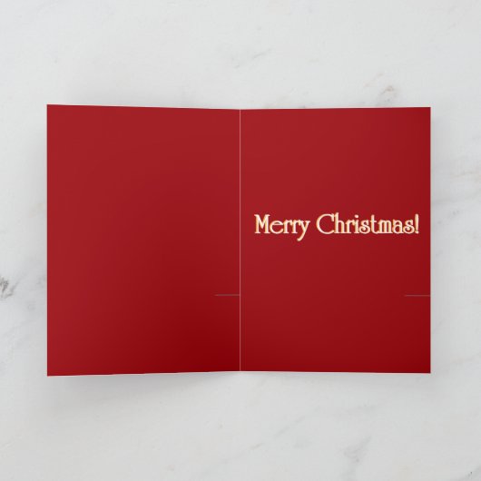 Kerstfeestdag Snowman Familie Foto Lijst Feestdagen Kaart (Binnen)