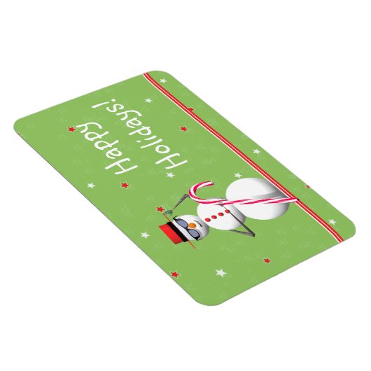 Kerstfeestdag Snowman Magneet (Rechterzijde)
