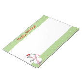 Kerstfeestdag Snowman Notitieblok (Schuin)