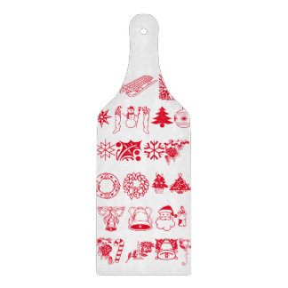 kerstfeestdag Snowman Santa Claus Snijplank