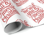 kerstfeestdag — Song Quote Cadeaupapier (Rol Hoek)