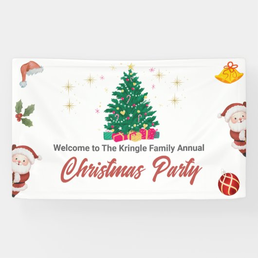 Kerstfeestdag Spandoek (Horizontaal)