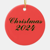 kerstfeestdag - speciaal Ornament (Voorkant)